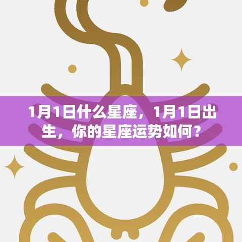 1月1日出生者的星座运势及特点解析